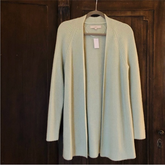 LOFT Sweaters - 🆕 LOFT Long Open Front Cardigan. Size M. NWT.
